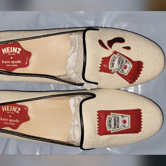 🥫🍅🥫HEINZ X KATE SPADE NEW YORK LOAFERS 🥫🍅🥫 NWT 🥫🍅🥫SZ 6.5 B - Picture 8 of 14